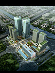 商业广场建筑效果图