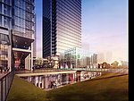 购物中心建筑效果图