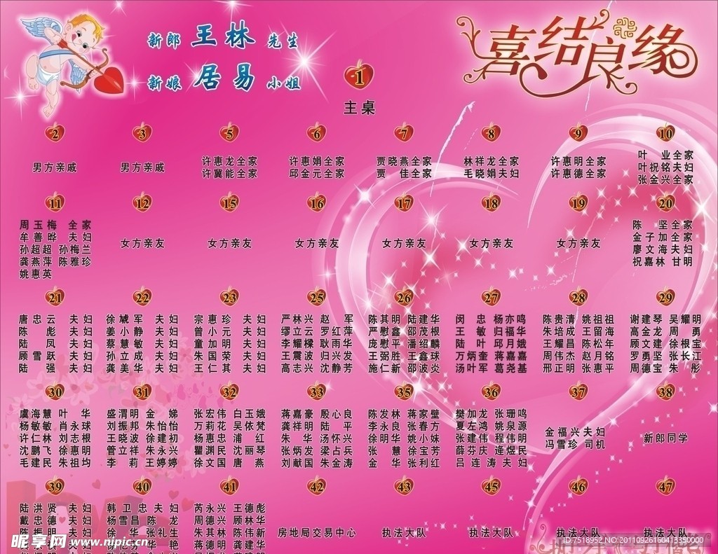 喜结良缘