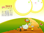 2012儿童台历