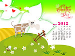2012儿童台历