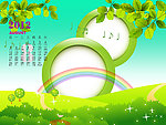 2012儿童台历