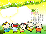 2012儿童台历