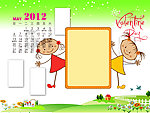 2012儿童台历