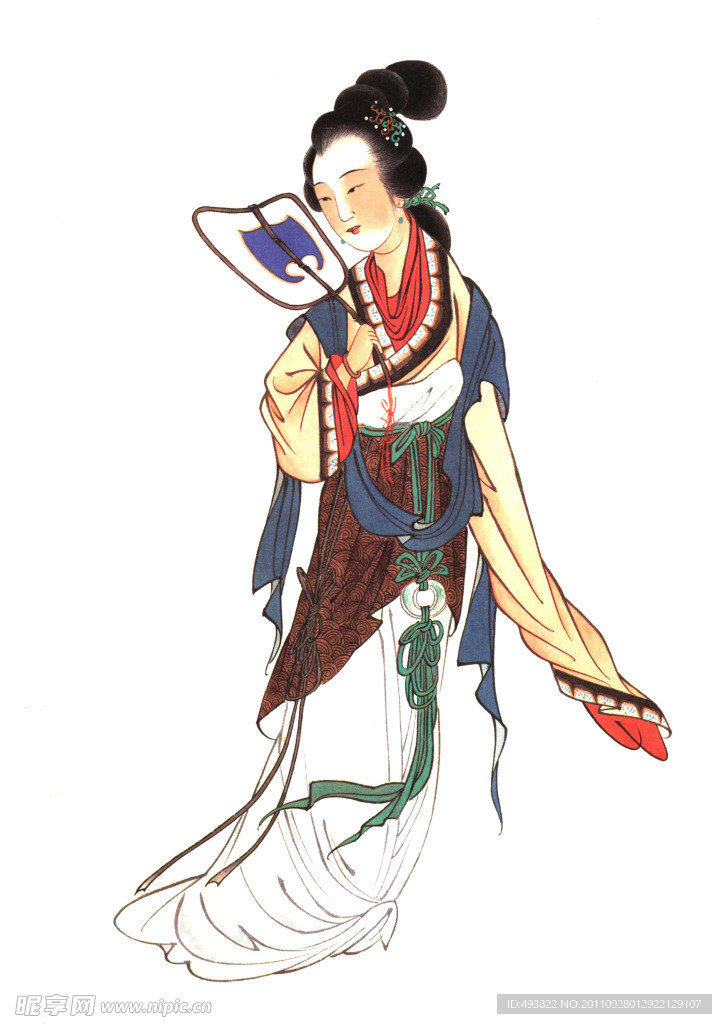 工笔画仕女