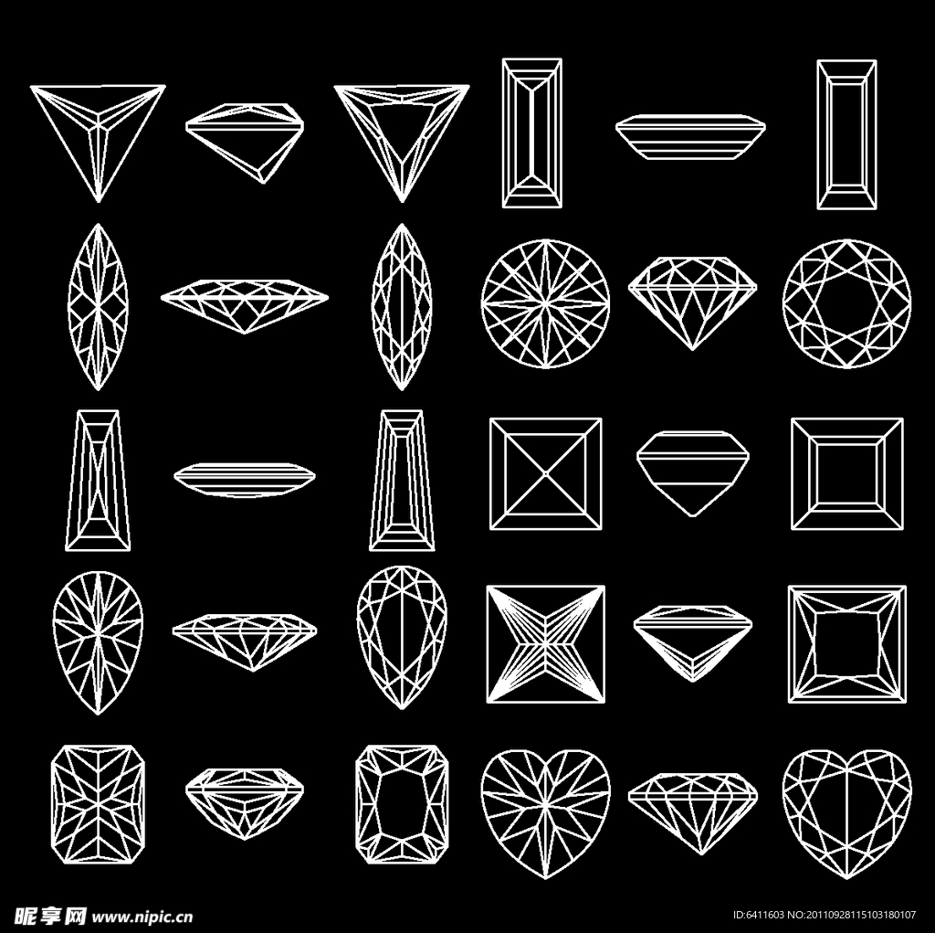 钻石矢量图