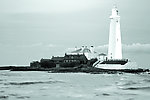 黑白风景 灯塔