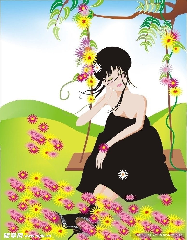 美女