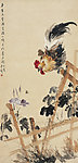 公鸡竹篱
