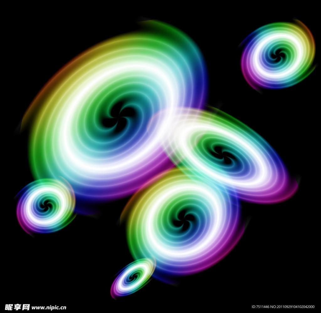 环形梦幻背景