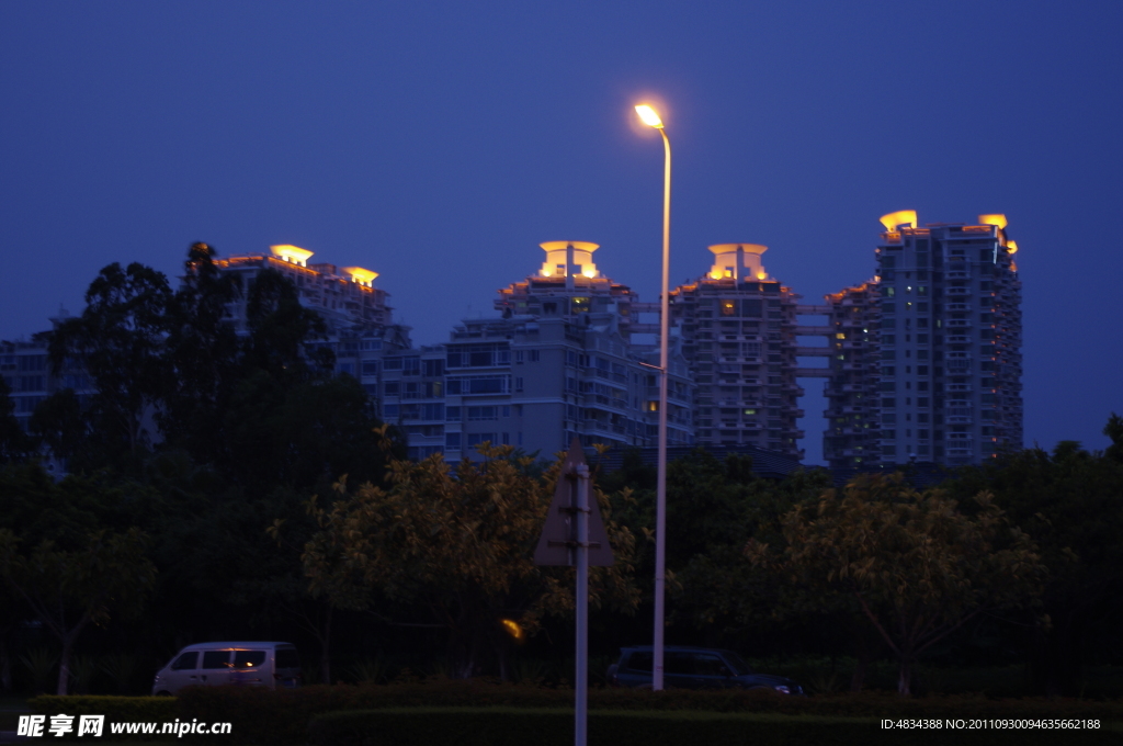 城市夜景图片