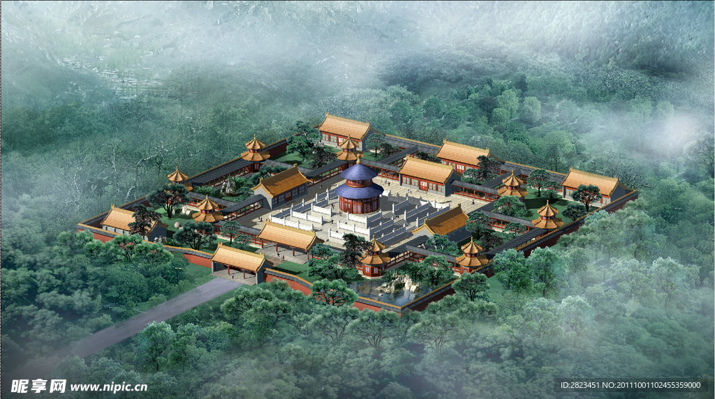 海阳寺庙设计方案