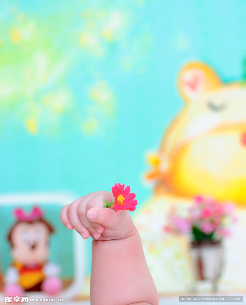 婴儿小手特写