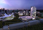 办公大楼建筑效果图