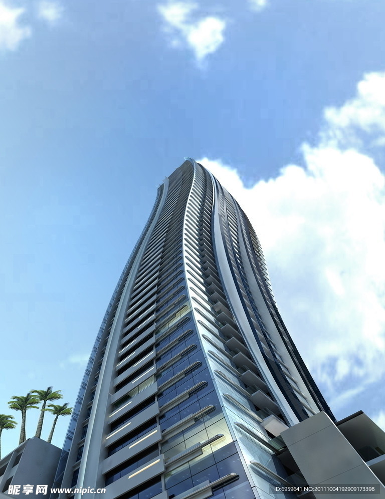 摩天大楼建筑效果图