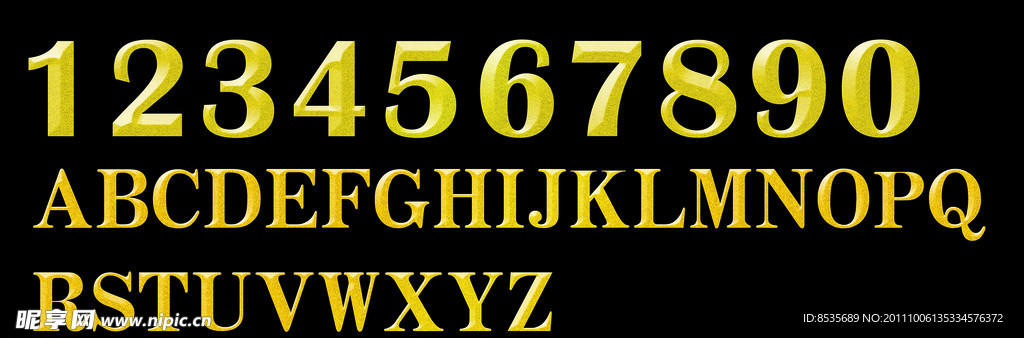 金属立体字