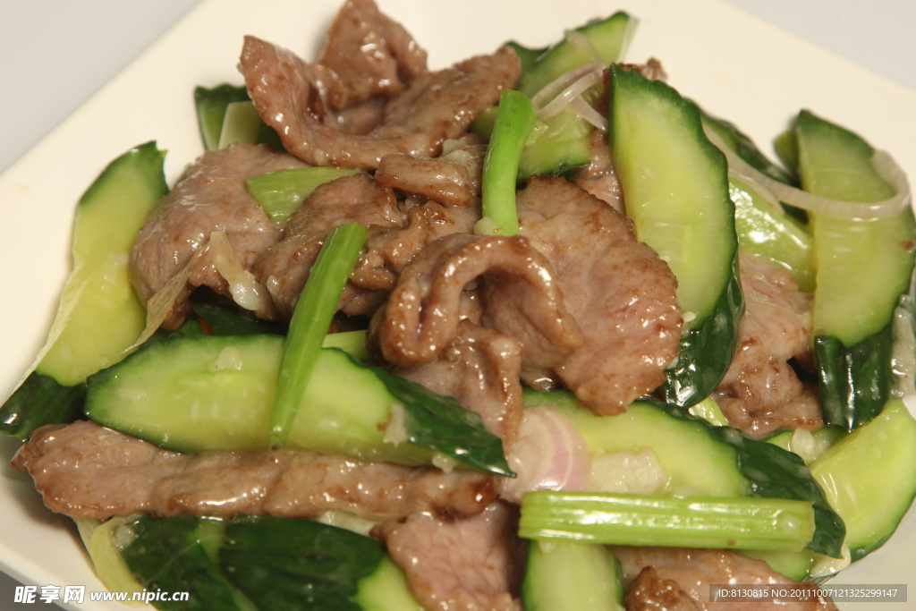 青瓜炒牛肉