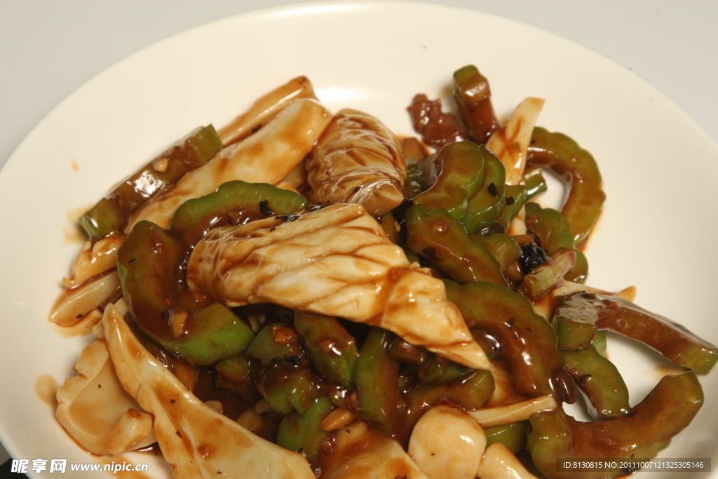 涼瓜炆鮮魷