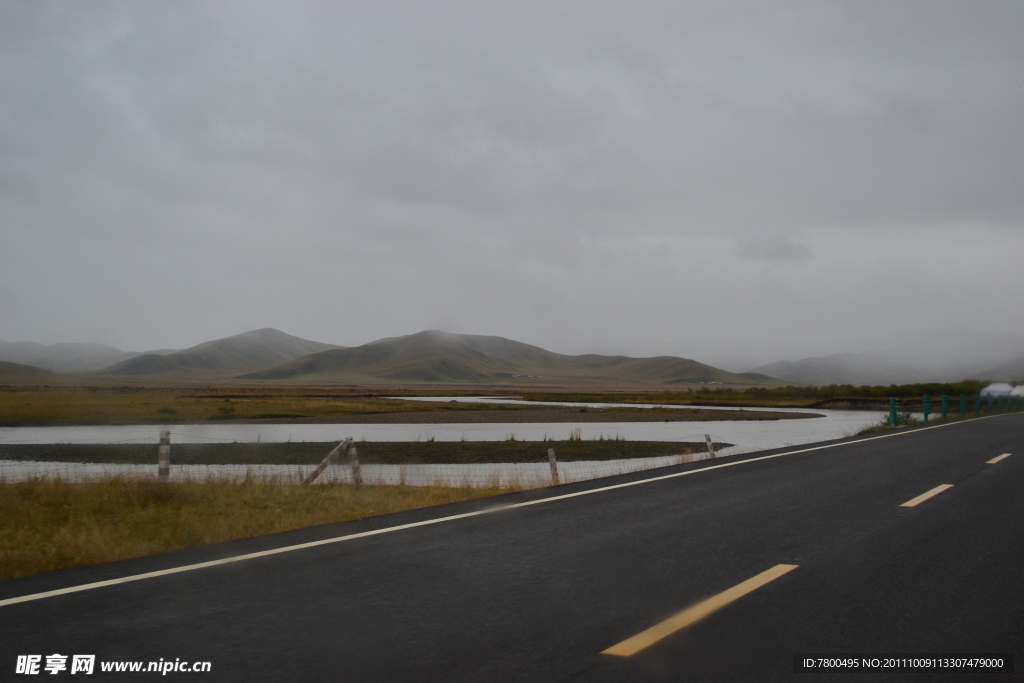 山镇公路乡村马路