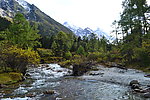 毕棚沟溪流山溪