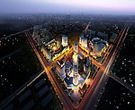 建筑鸟瞰效果图