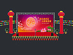 舞台背景