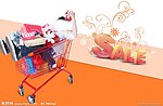 时尚购物海报