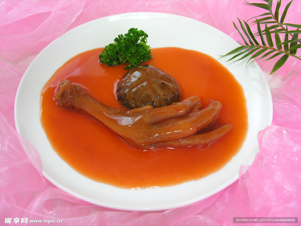 鲍汁鹅掌 美食