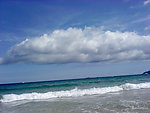 沙滩 海浪