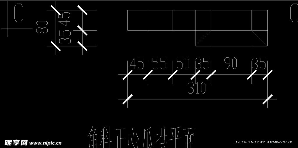 角科正心瓜拱平面