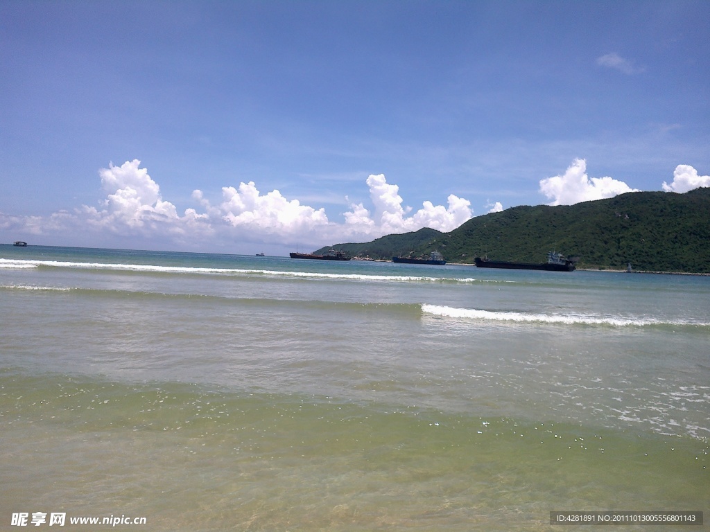 海南皇后湾休闲海滩