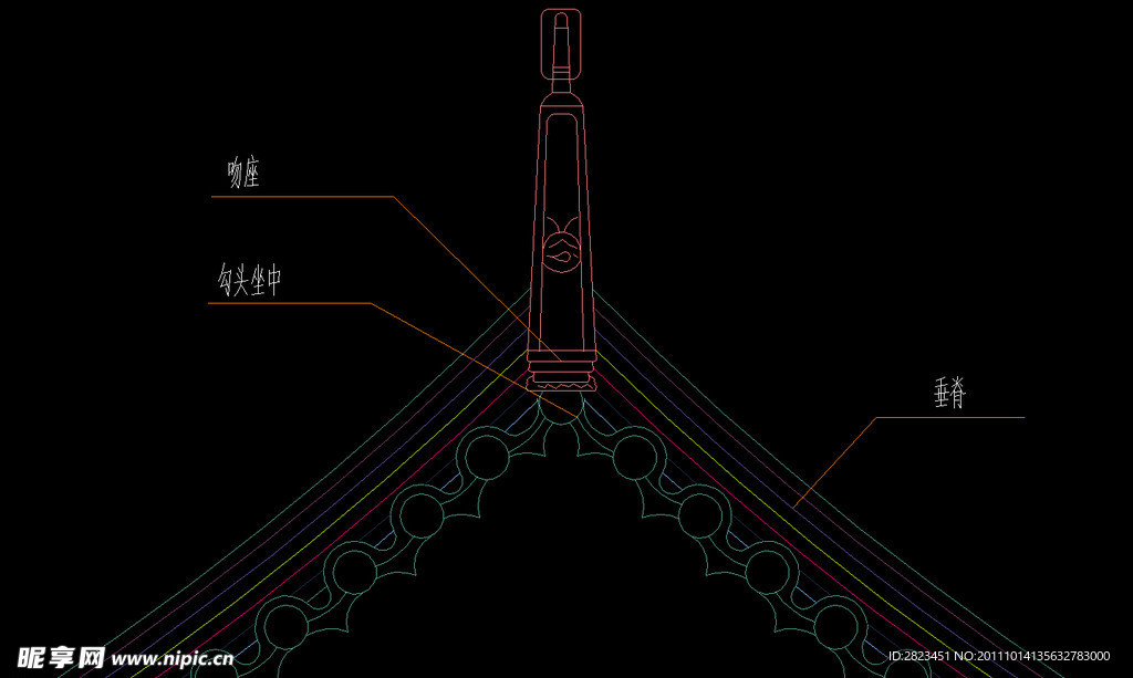 大雄宝殿歇山正脊做法