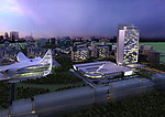 办公大楼建筑效果图