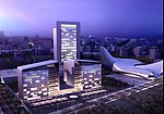 办公大楼建筑效果图