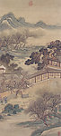 江乡春晓图