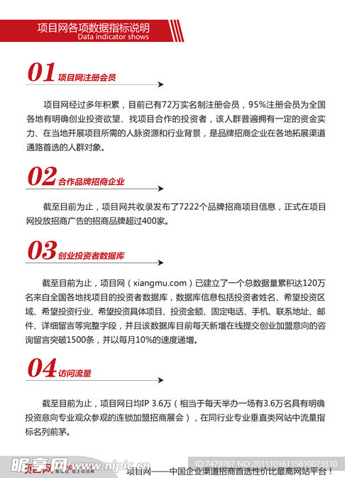 网站宣传单