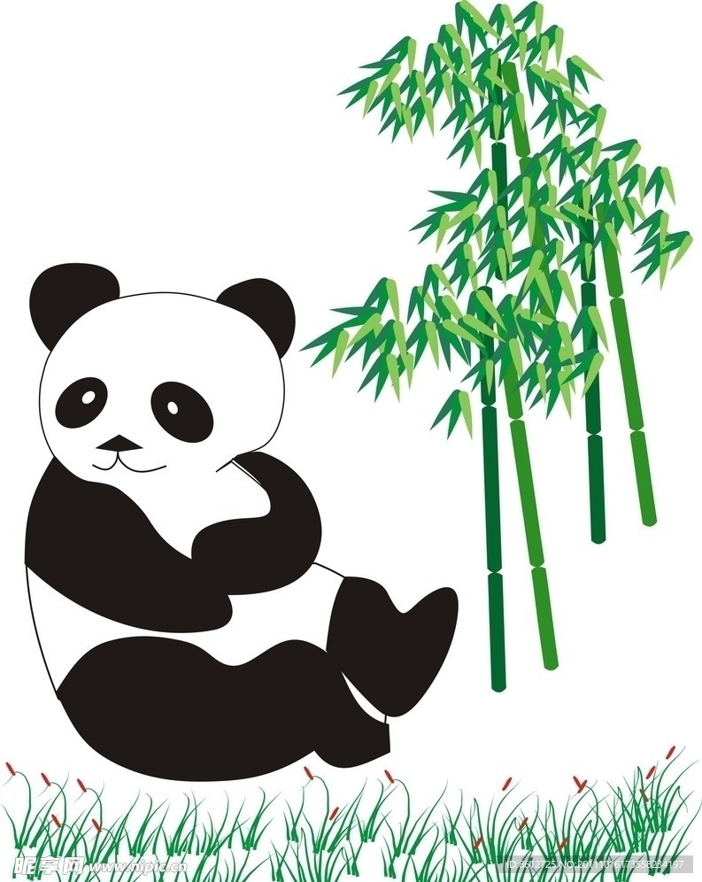 可爱的熊猫