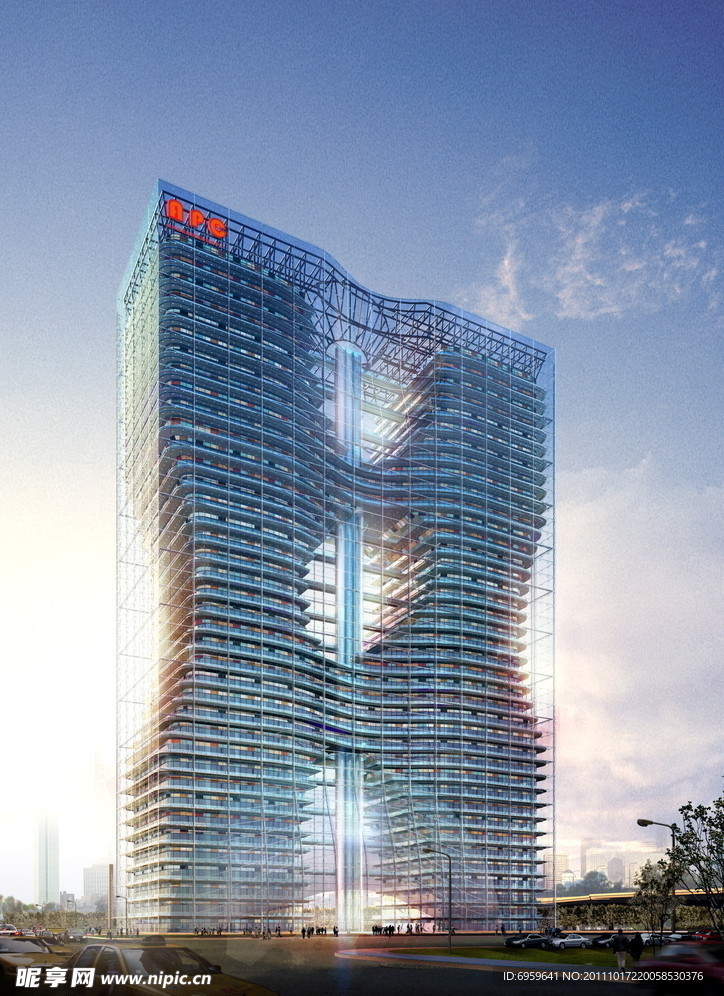 高层建筑效果图