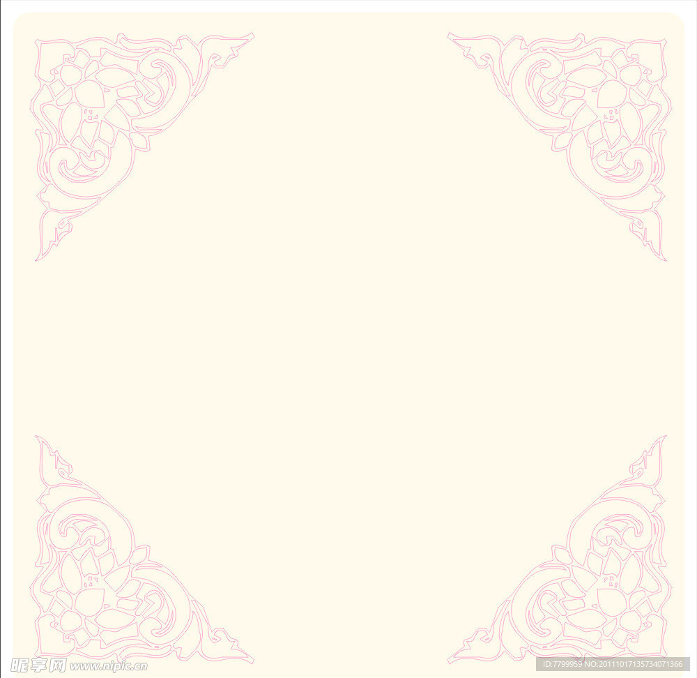手绘古典纹样