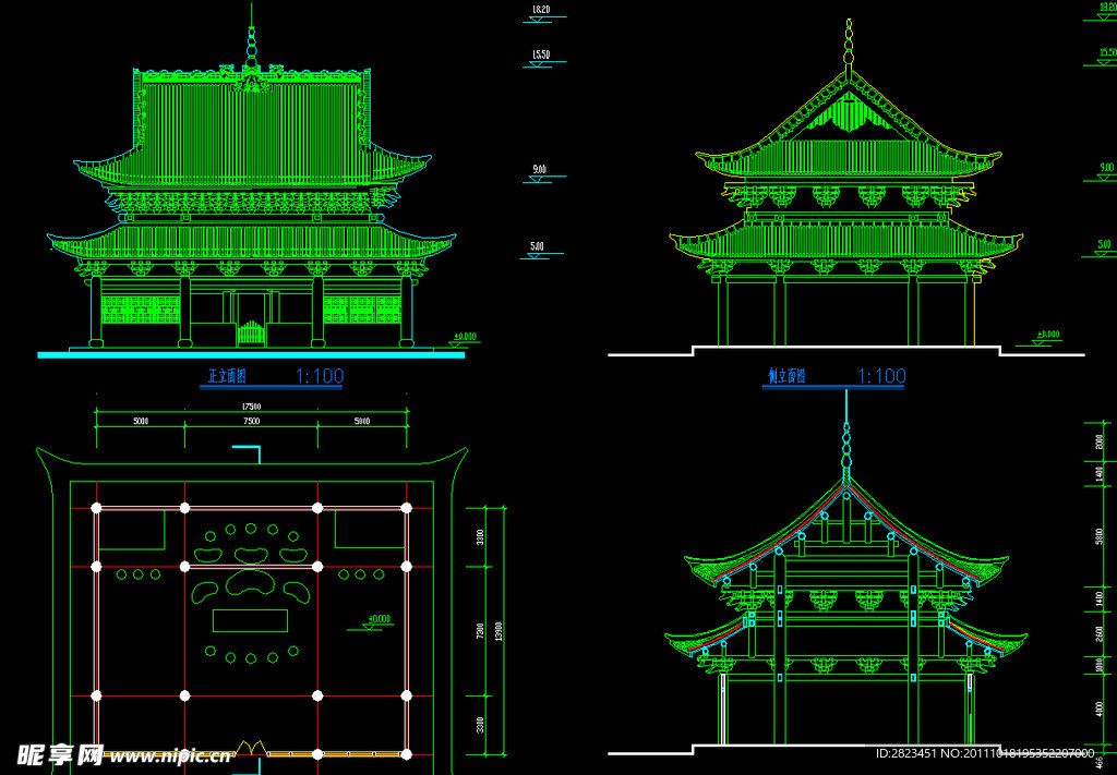 宝轮寺大雄宝殿详图