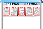 中国中铁宣传栏效果图