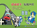 交通安全 请勿超车超速