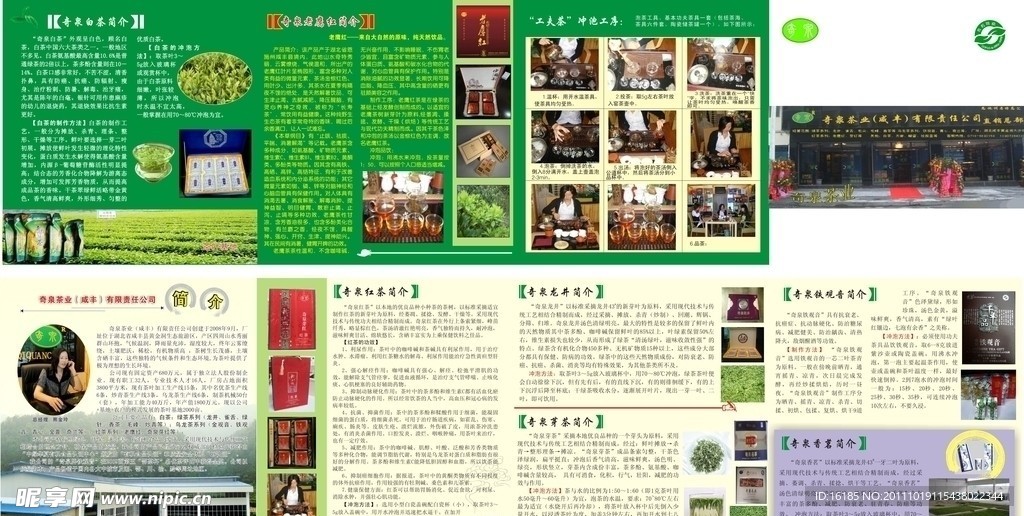 茶叶公司画册设计