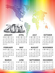 2012年日历台历
