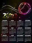 2012年日历台历