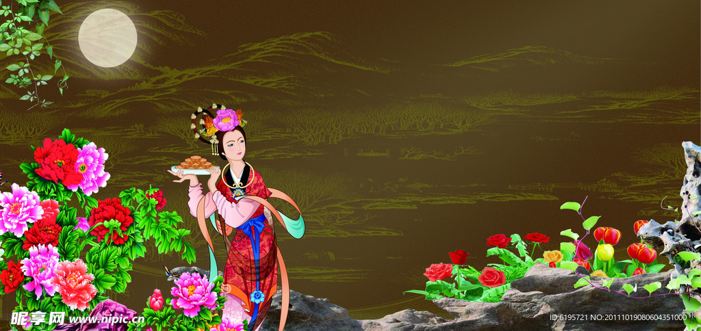 中秋背景素材