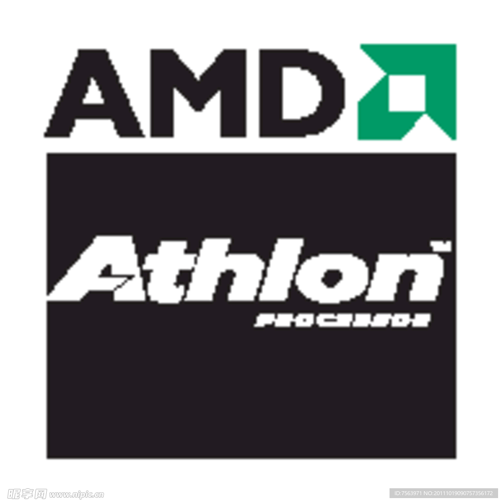 AMD Athlon processor标志