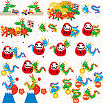 2012龙素材