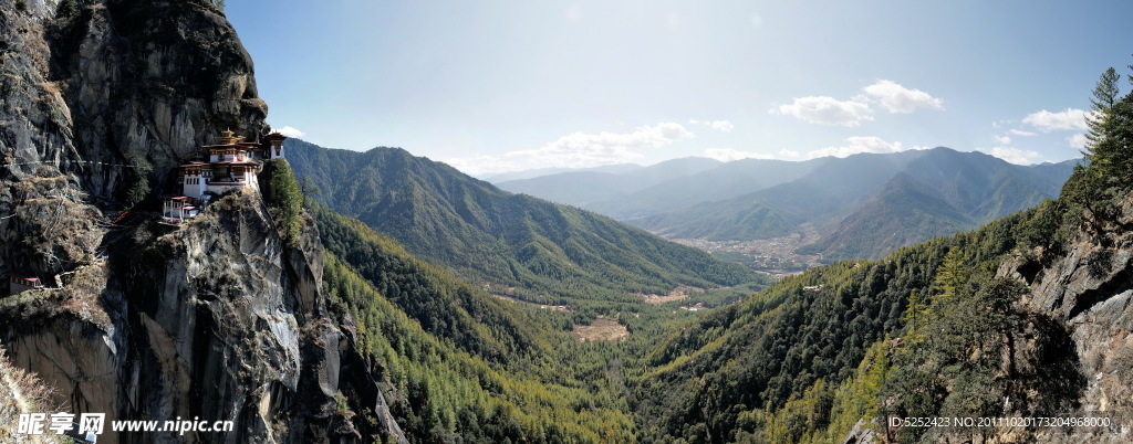 山川全景风光