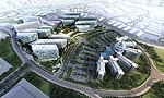 大型商务区建筑模型